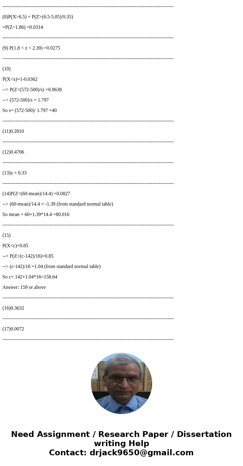 Question 1 What is the area under the normal distribution curve to the left of z = 0.87? 0.3078 0.8078 0.1922 0.6922 1 points Question 2 What is the z-value to  Question 1 What is the area under the normal distribution curve to the left of z = 0.87? 0.3078 0.8078 0.1922 0.6922 1 points Question 2 What is the z-value to
