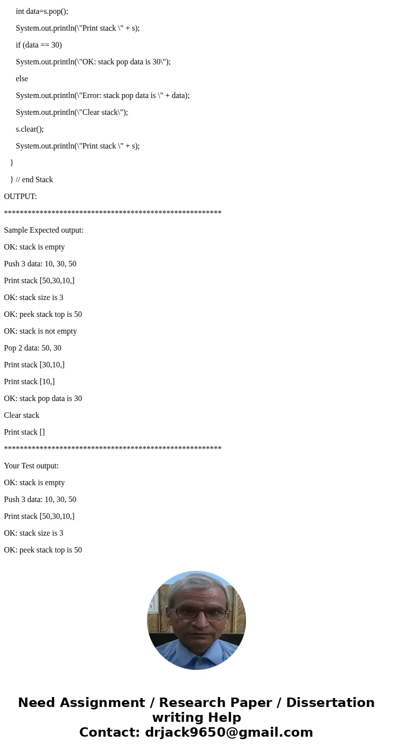 StackInterface /** An interface for the ADT stack. Do not modify this file */ package PJ2; public interface StackInterface<T> { /** Gets the current numbe StackInterface /** An interface for the ADT stack. Do not modify this file */ package PJ2; public interface StackInterface<T> { /** Gets the current numbe