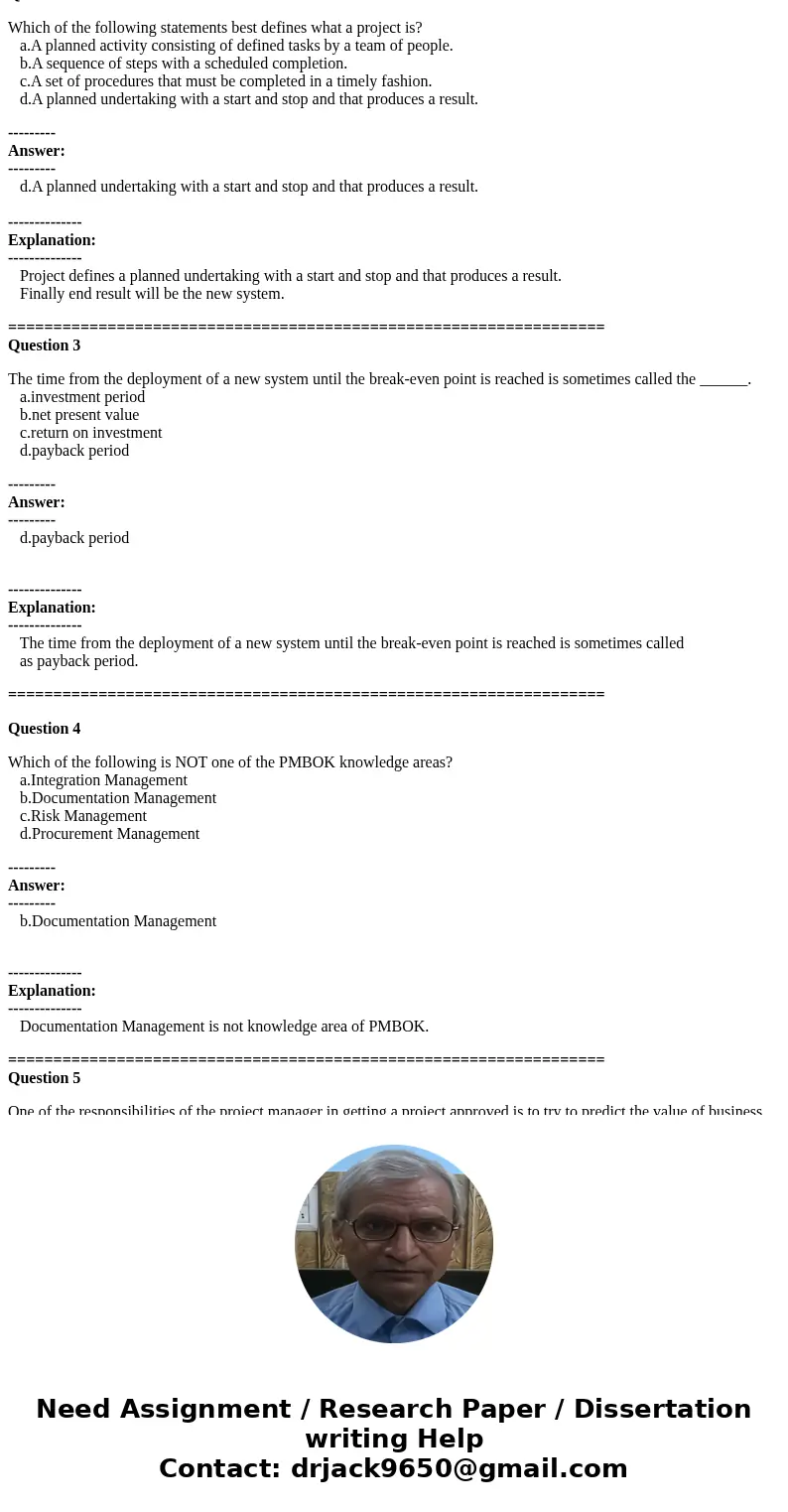 the Standish Group CHAOS Report shows too many IT project fail (only 32% completely successful). Of the reasons given for failure, which do you think are the mo the Standish Group CHAOS Report shows too many IT project fail (only 32% completely successful). Of the reasons given for failure, which do you think are the mo