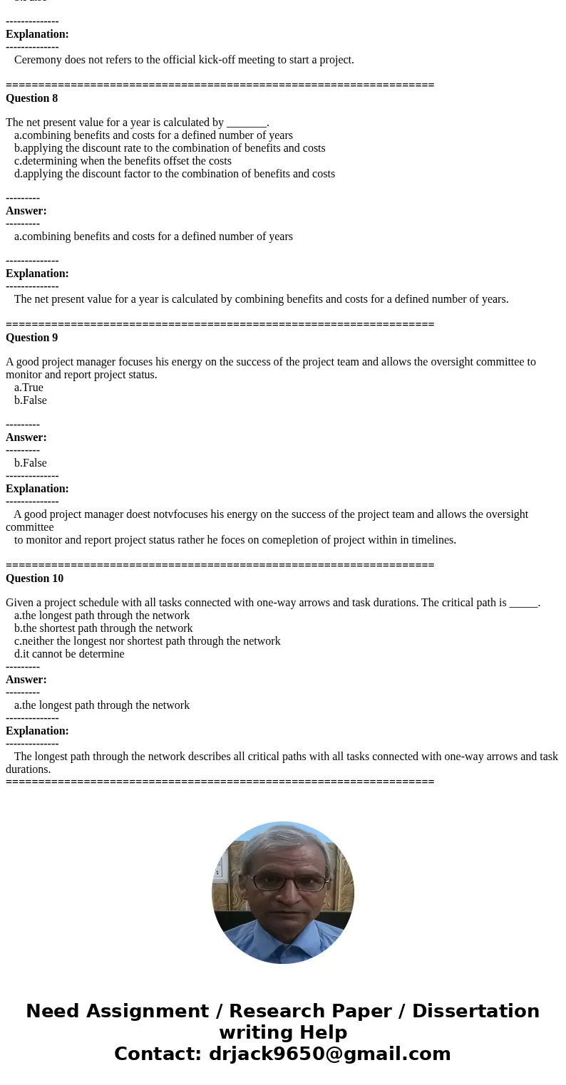 the Standish Group CHAOS Report shows too many IT project fail (only 32% completely successful). Of the reasons given for failure, which do you think are the mo the Standish Group CHAOS Report shows too many IT project fail (only 32% completely successful). Of the reasons given for failure, which do you think are the mo