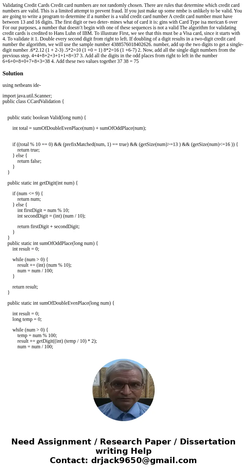 Validating Credit Cards Credit card numbers are not randomly chosen. There are rules that determine which credit card numbers are valid. This is a limited atte