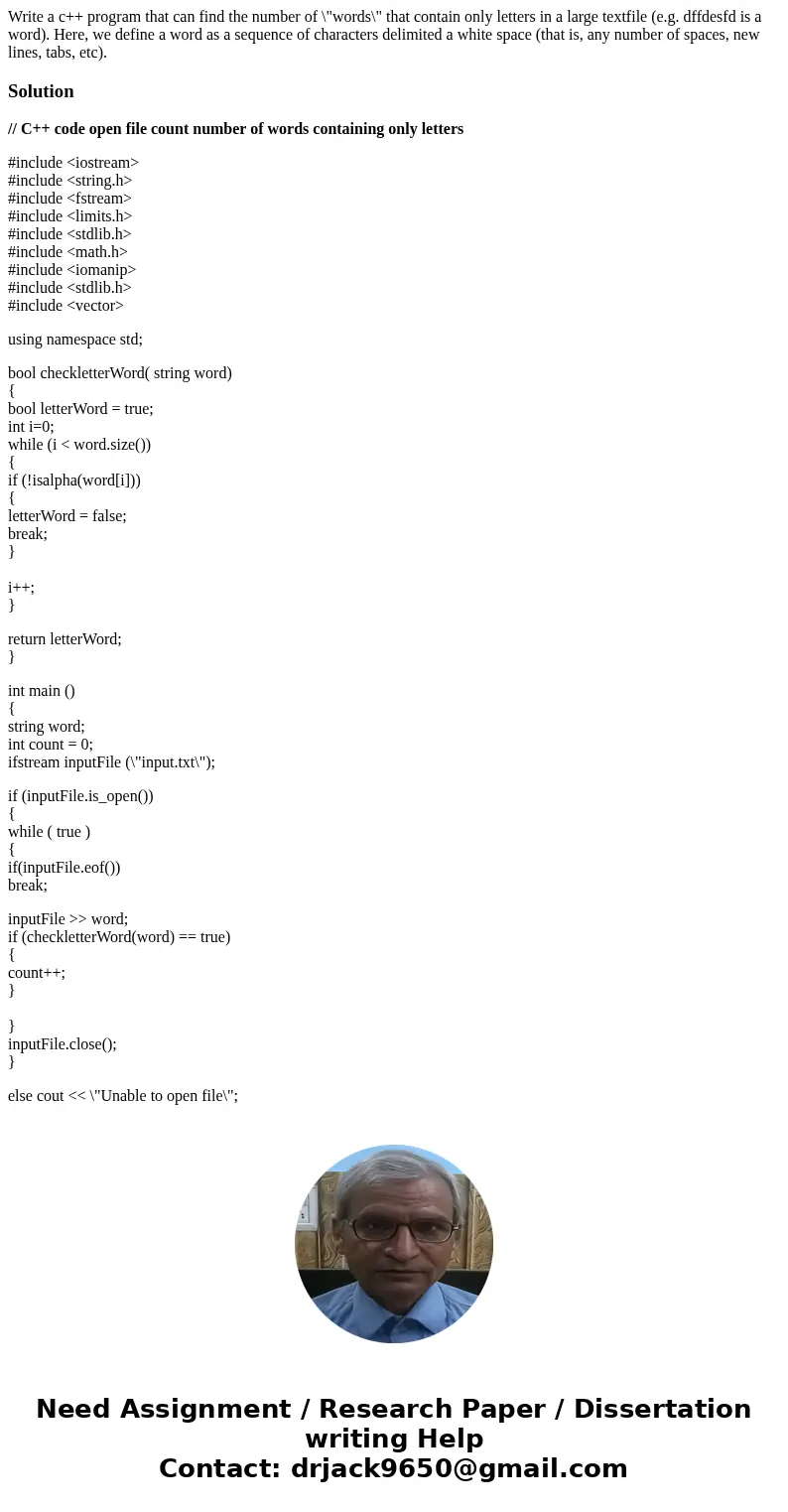 Write a c++ program that can find the number of \ Write a c++ program that can find the number of \