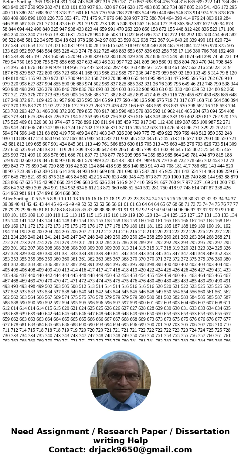 Write a Java program to implement and test the quicksort function Calls quicksort(NULL, 0) to make sure that it doesn\'t crash. Calls quicksort to sort an array