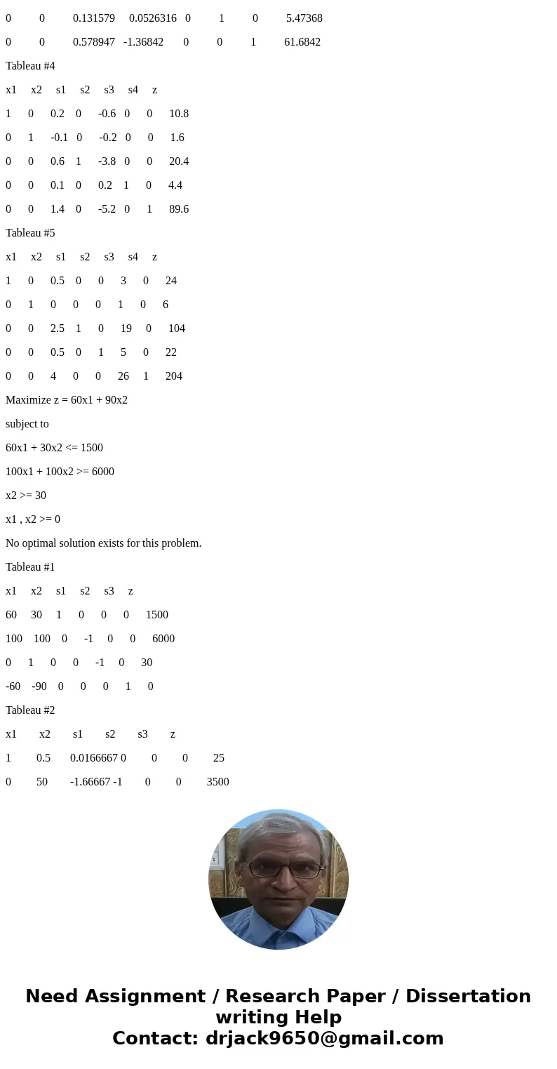 1. Solve the following LP model using Simplex method. (HW #1, Q3) maximize z = 8x1+2x2 subject to 2x1 + 4x2 leq 22 -x1+4x2 leq 10 4x1- 2x2 leq 14 x1-3x2 leq 1   1. Solve the following LP model using Simplex method. (HW #1, Q3) maximize z = 8x1+2x2 subject to 2x1 + 4x2 leq 22 -x1+4x2 leq 10 4x1- 2x2 leq 14 x1-3x2 leq 1