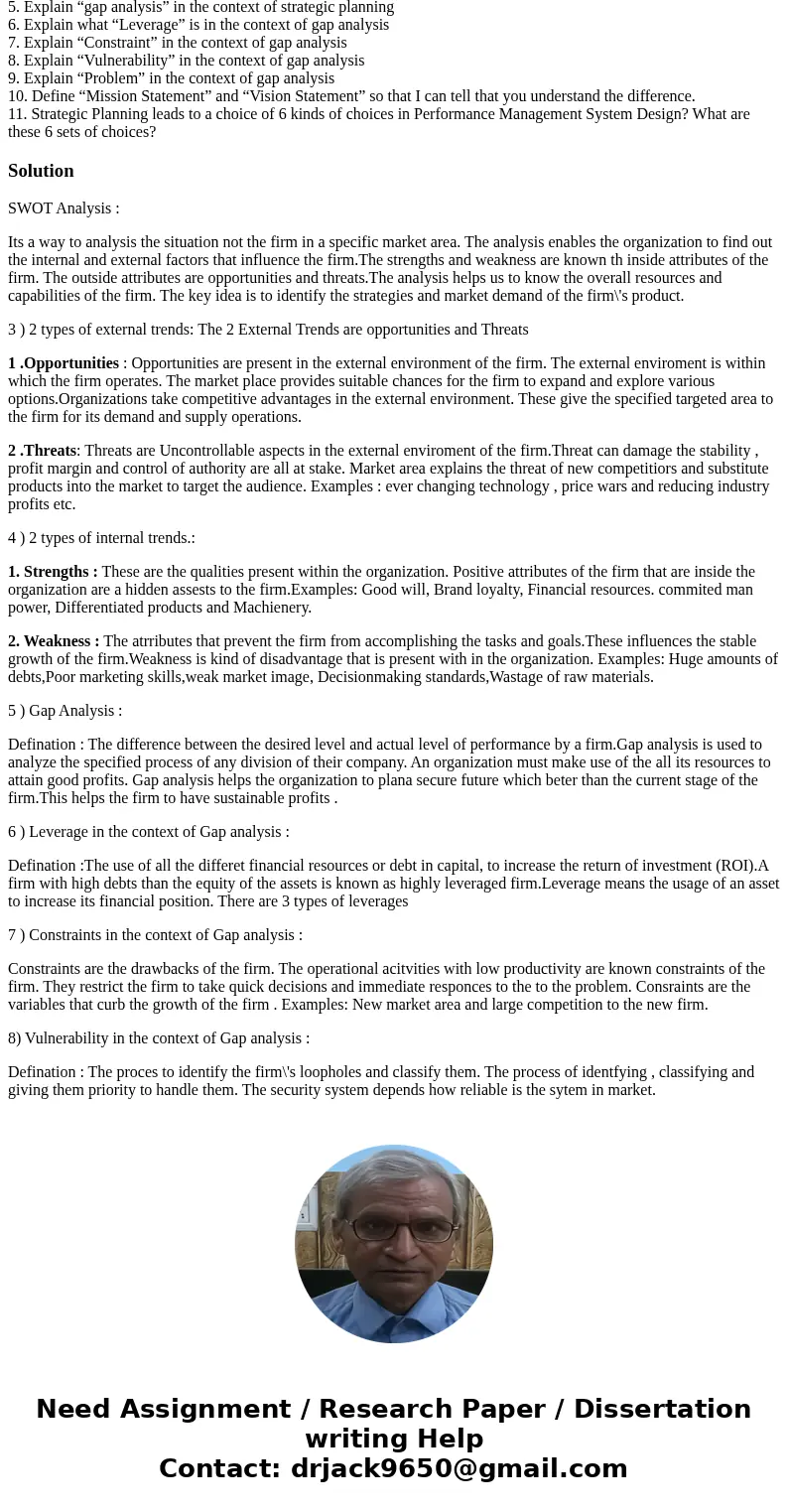 3. Describe the two types of external trends (OT) and give an example of each. 4. Describe the two types of internal trends (SW) and give an example of each. 5. 3. Describe the two types of external trends (OT) and give an example of each. 4. Describe the two types of internal trends (SW) and give an example of each. 5.