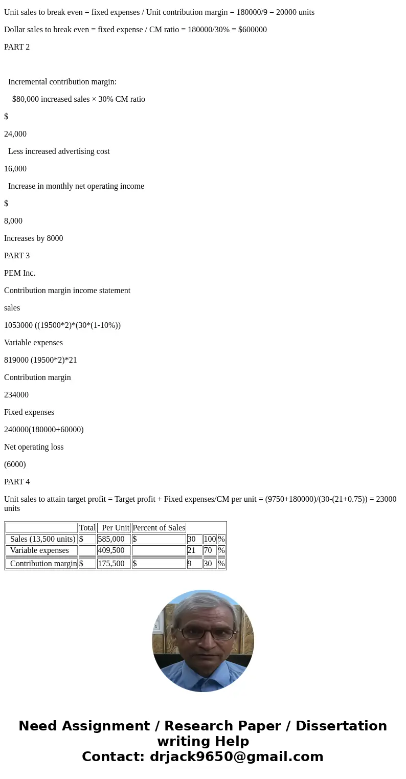 3. Due to erratic sales of its sole product— a high- capacity battery for laptop computers— PEM, Inc., has been experiencing difficulty for some time. The compa