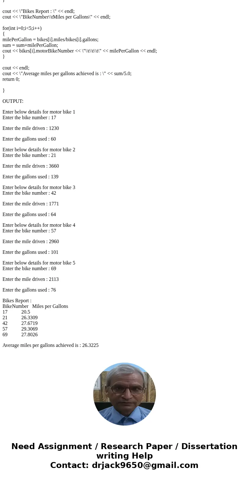 c++ practice problem. Declare a single structure data type suitable for a motorbike structure of the type illustrated below: Write a program using the data type c++ practice problem. Declare a single structure data type suitable for a motorbike structure of the type illustrated below: Write a program using the data type