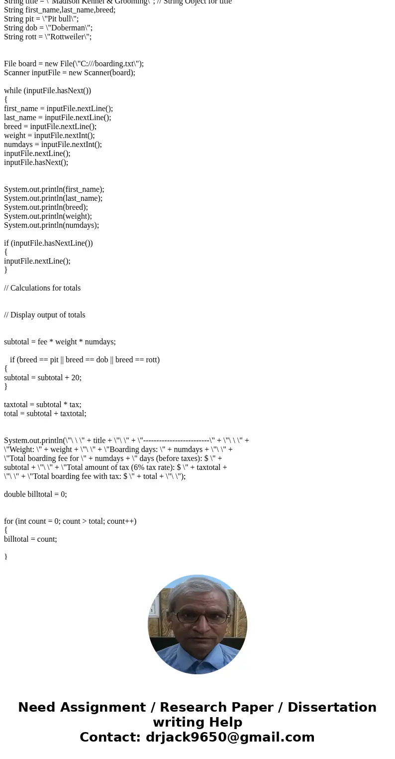 cant figure out how to add $20 to variables if it equals one of the three: pit, rott, or dob also need total of all totals tried using \ cant figure out how to add $20 to variables if it equals one of the three: pit, rott, or dob also need total of all totals tried using \