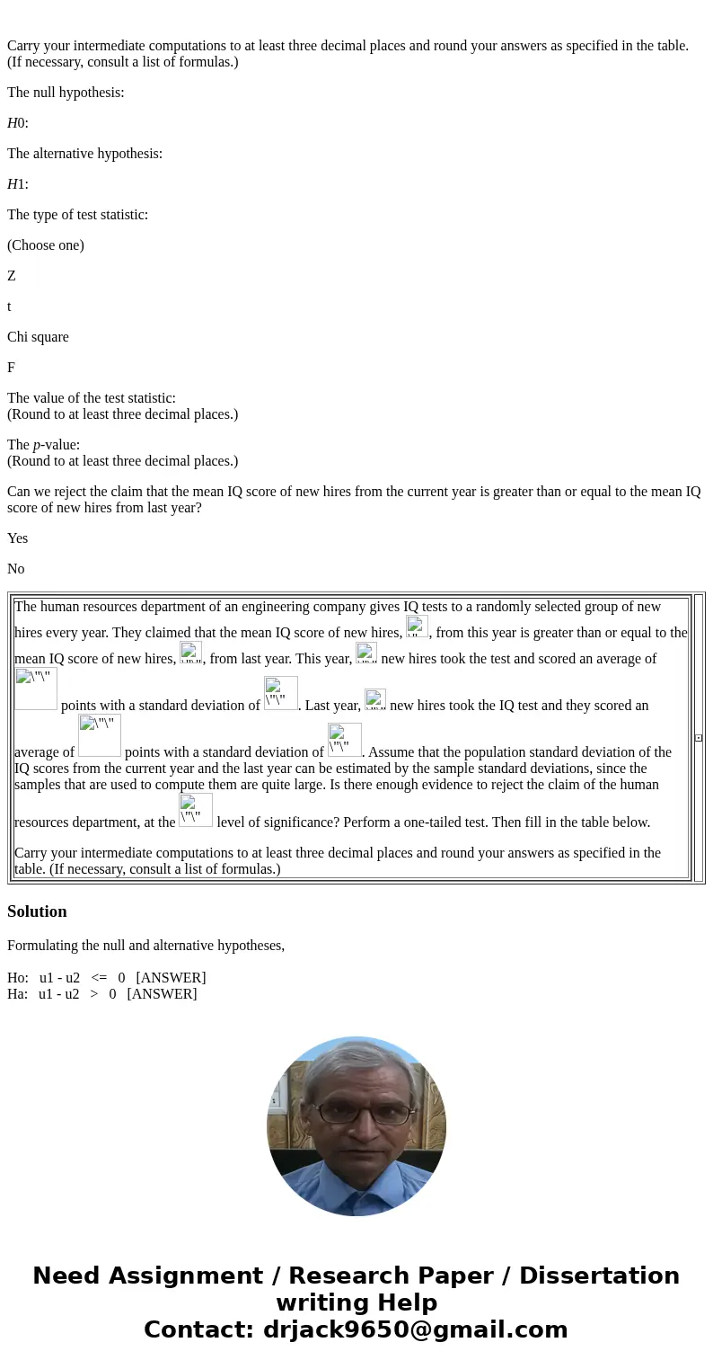  Carry your intermediate computations to at least three decimal places and round your answers as specified in the table. (If necessary, consult a list of formul