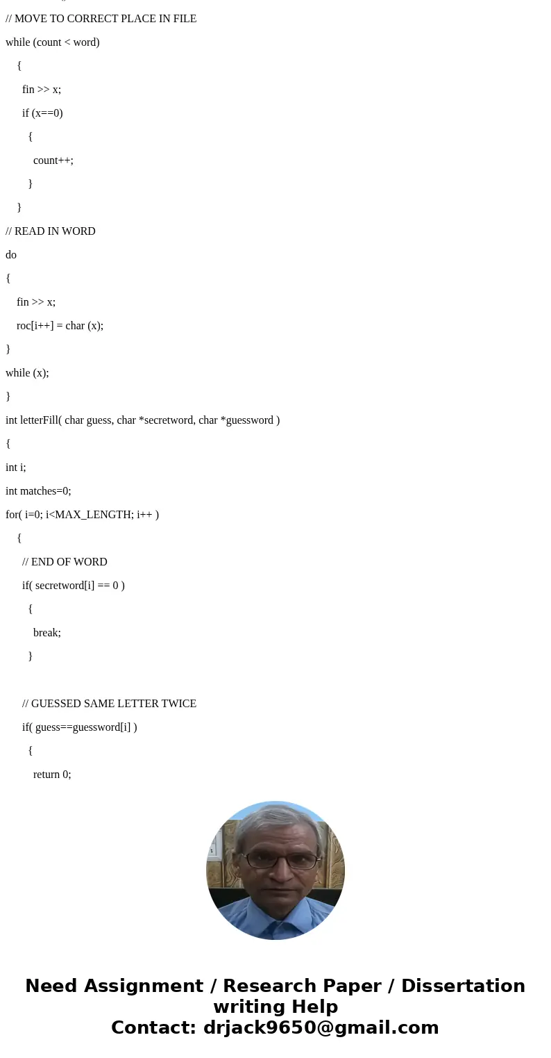 Have you heard of the game of Hangman? Well, you are going to write a program that will allow you to play a game of Hangman against the computer. After you play Have you heard of the game of Hangman? Well, you are going to write a program that will allow you to play a game of Hangman against the computer. After you play