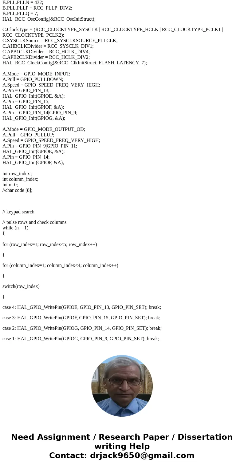 Here is what is asked of me (The matrix keypad is 3x4): The goal of the project is to design a digital safe interface using the Nucleo ARM Cortex-M7 board. The  Here is what is asked of me (The matrix keypad is 3x4): The goal of the project is to design a digital safe interface using the Nucleo ARM Cortex-M7 board. The