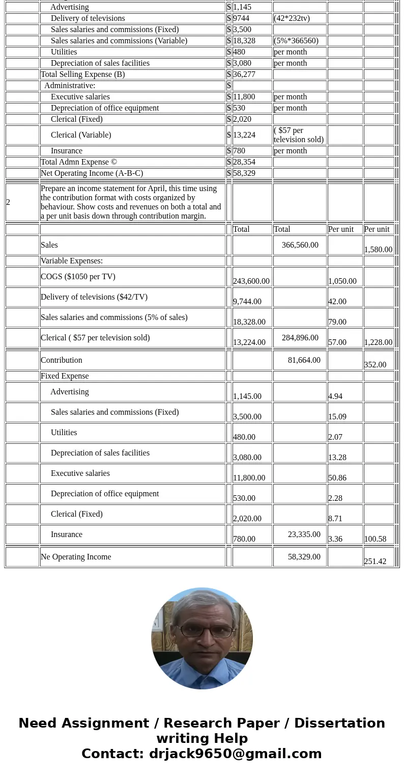 Home Entertainment is a small, family-owned business that purchases LCD televisions from a reputable manufacturer and sells them at the retail level. The televi