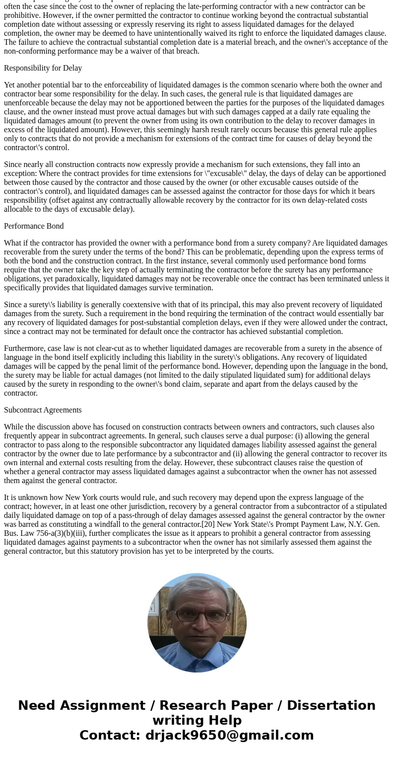 How do some contractors respond to the use of liquidated damages provisions for late completion on international contracts?SolutionIn construction contracts, li How do some contractors respond to the use of liquidated damages provisions for late completion on international contracts?SolutionIn construction contracts, li