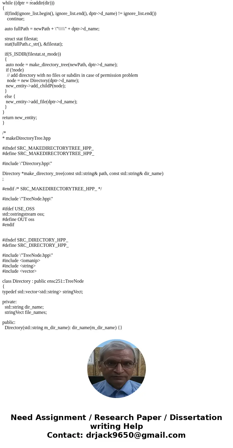 Implementing a basic directory-tree structure that is derived from a base tree structure. #ifndef SRC_TREENODE_HPP_ #define SRC_TREENODE_HPP_ #include <iostr Implementing a basic directory-tree structure that is derived from a base tree structure. #ifndef SRC_TREENODE_HPP_ #define SRC_TREENODE_HPP_ #include <iostr