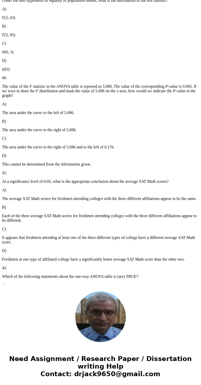In a study on scholastic test scores of entering college freshmen, a random sample of colleges across the nation is selected and the average SAT Math score for  In a study on scholastic test scores of entering college freshmen, a random sample of colleges across the nation is selected and the average SAT Math score for