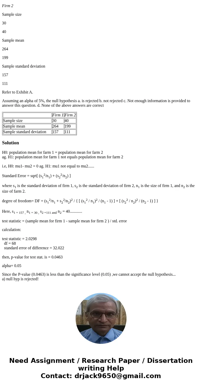 In order to determine whether or not there is a significant difference in the stock-picking ability of two brokerages, we want to use a hypothesis test to compa In order to determine whether or not there is a significant difference in the stock-picking ability of two brokerages, we want to use a hypothesis test to compa