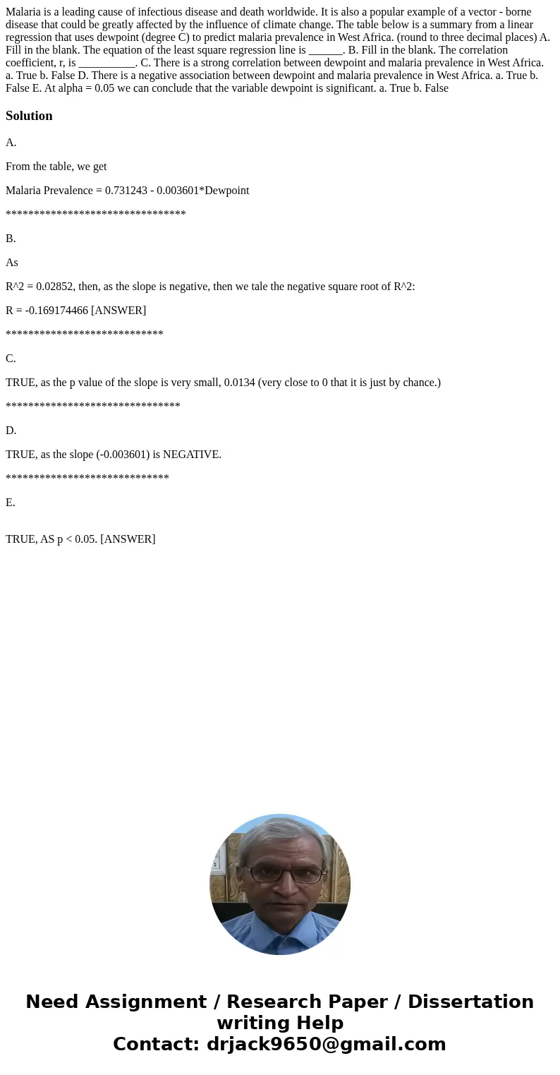 Malaria is a leading cause of infectious disease and death worldwide. It is also a popular example of a vector - borne disease that could be greatly affected b  Malaria is a leading cause of infectious disease and death worldwide. It is also a popular example of a vector - borne disease that could be greatly affected b