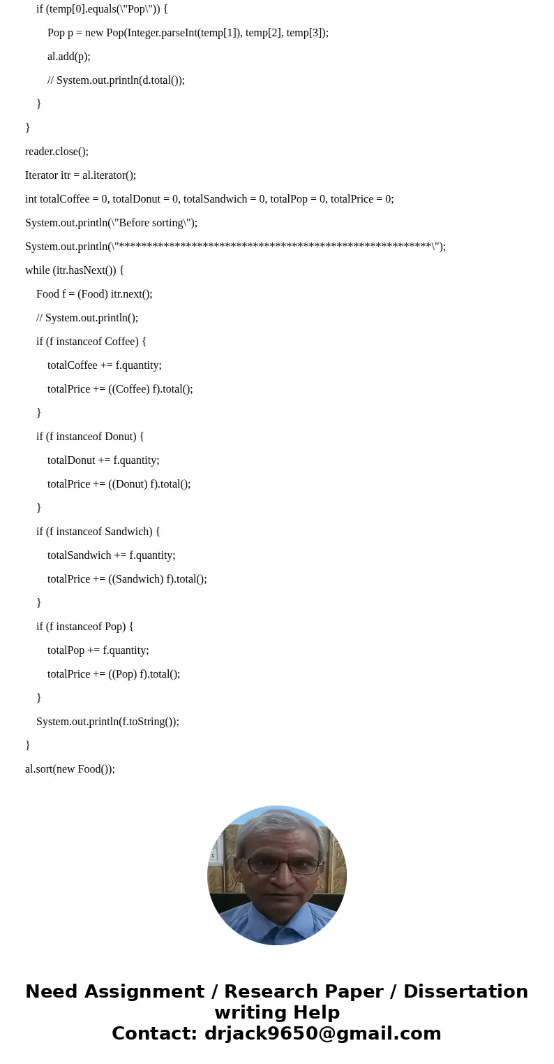 Part A: Order up Write a program that will be used to keep track of orders placed at a donut shop. There are two types of items that can be ordered: coffee or d Part A: Order up Write a program that will be used to keep track of orders placed at a donut shop. There are two types of items that can be ordered: coffee or d