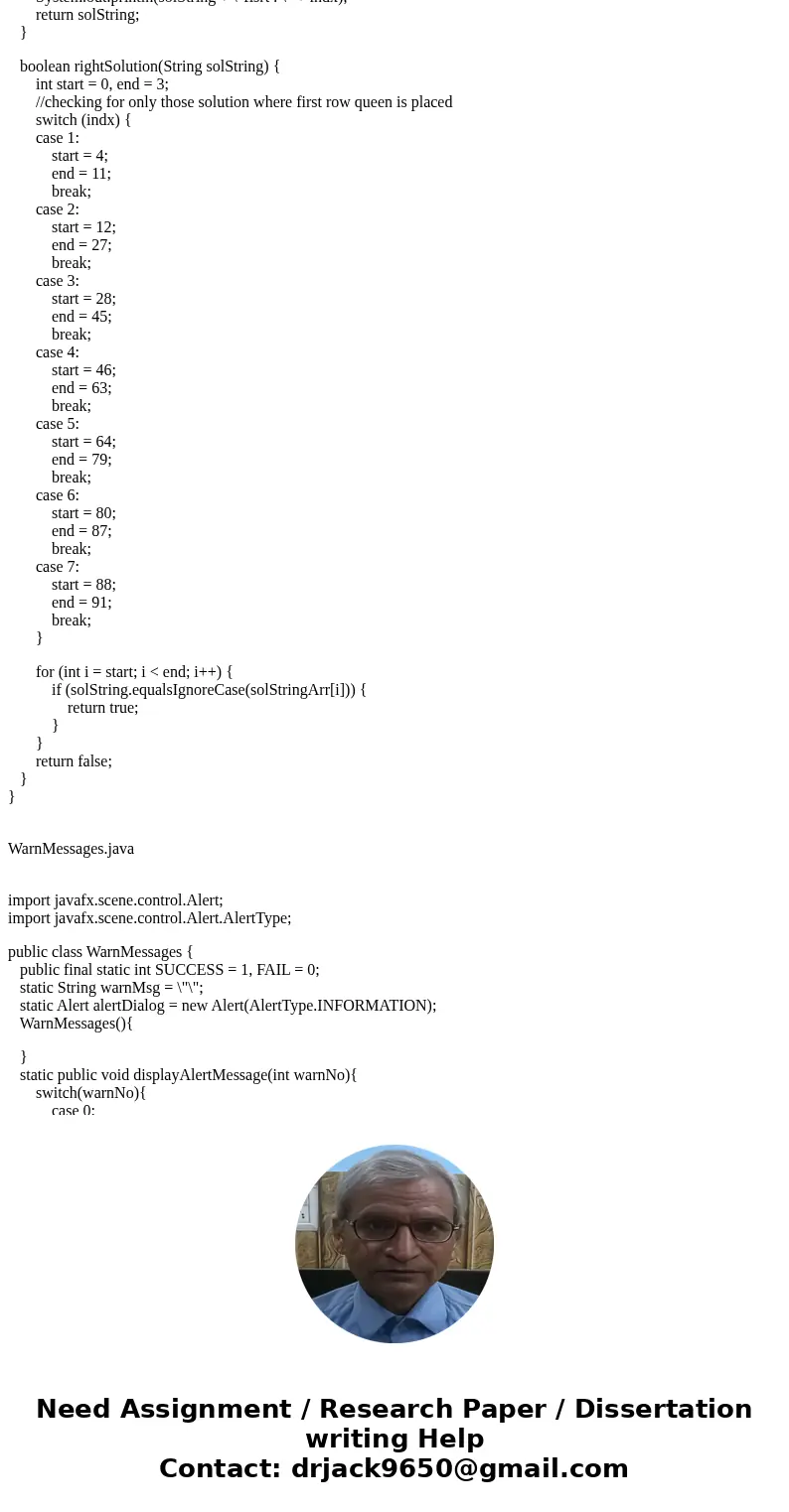 Preferably in JavaFX. Thanks Write a program to display all possible solution for the Eight Queens puzzle in a scroll pane, as shown in the book in Figure 22.16 Preferably in JavaFX. Thanks Write a program to display all possible solution for the Eight Queens puzzle in a scroll pane, as shown in the book in Figure 22.16