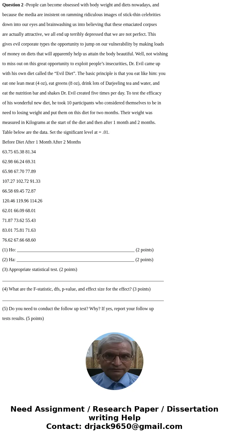 Question 2 -People can become obsessed with body weight and diets nowadays, and because the media are insistent on ramming ridiculous images of stick-thin celeb Question 2 -People can become obsessed with body weight and diets nowadays, and because the media are insistent on ramming ridiculous images of stick-thin celeb