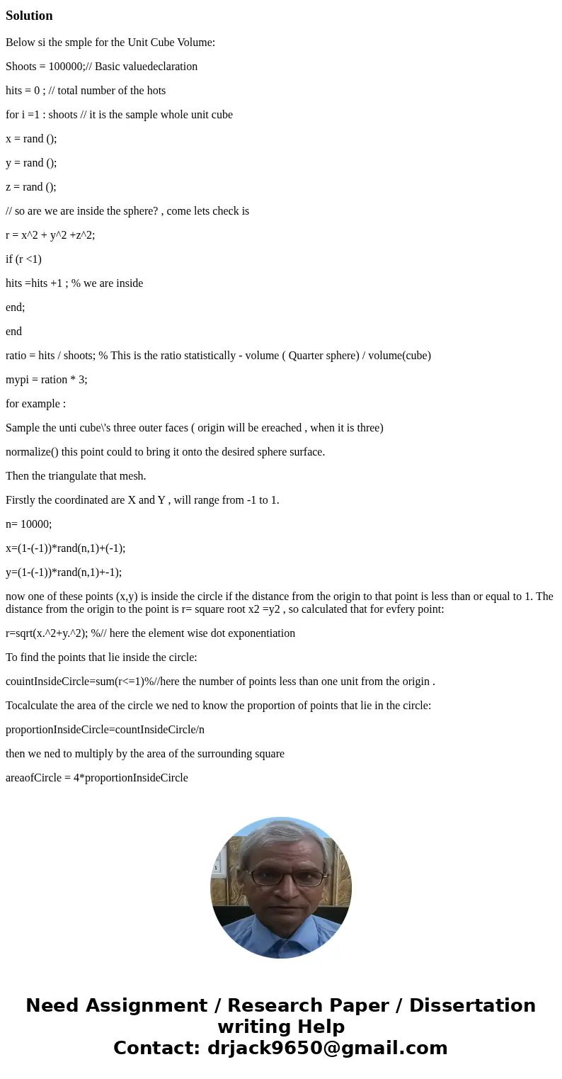 Question for MATLAB and Monte Carlo Method Hello, I have a question about Monte Carlo Method Can you solve this with detailed descriptions as soon as possible?  Question for MATLAB and Monte Carlo Method Hello, I have a question about Monte Carlo Method Can you solve this with detailed descriptions as soon as possible?