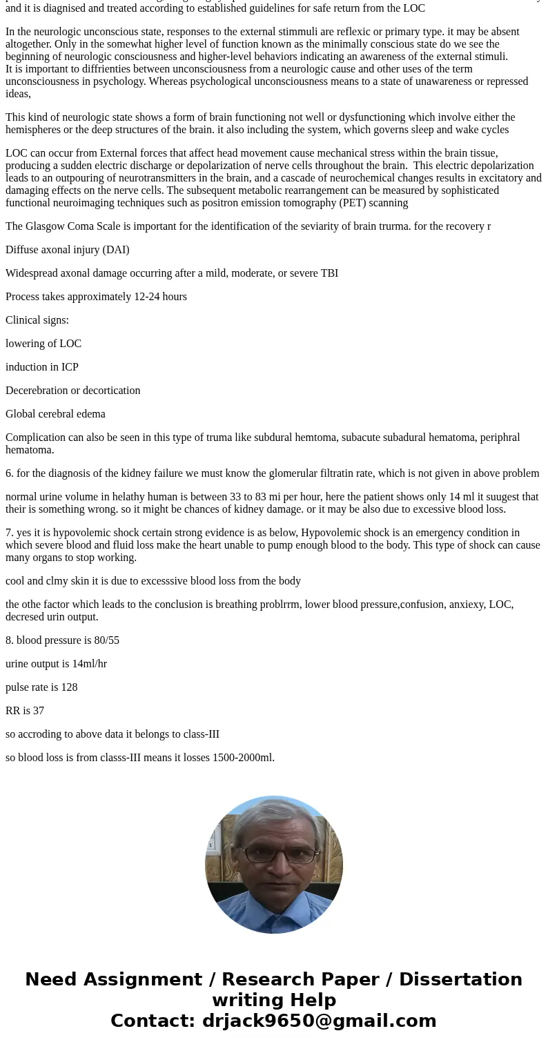 Shock Case Study (15 pts) HPI. Mrs. K is a 22 y/o college student, rushed to the ED 35 minutes after sustaining multiple stab wounds to the chest and abdomen by