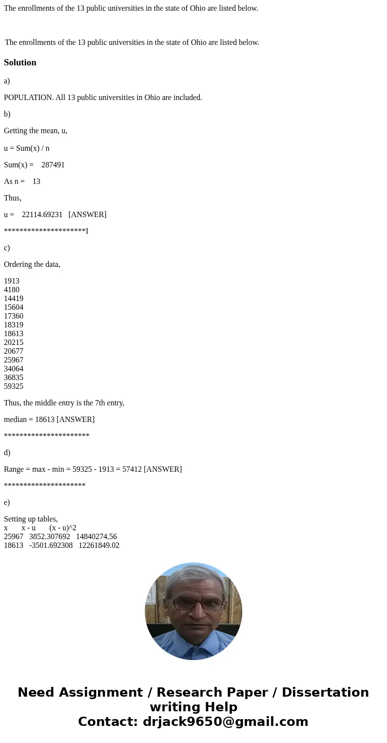 The enrollments of the 13 public universities in the state of Ohio are listed below. The enrollments of the 13 public universities in the state of Ohio are list The enrollments of the 13 public universities in the state of Ohio are listed below. The enrollments of the 13 public universities in the state of Ohio are list