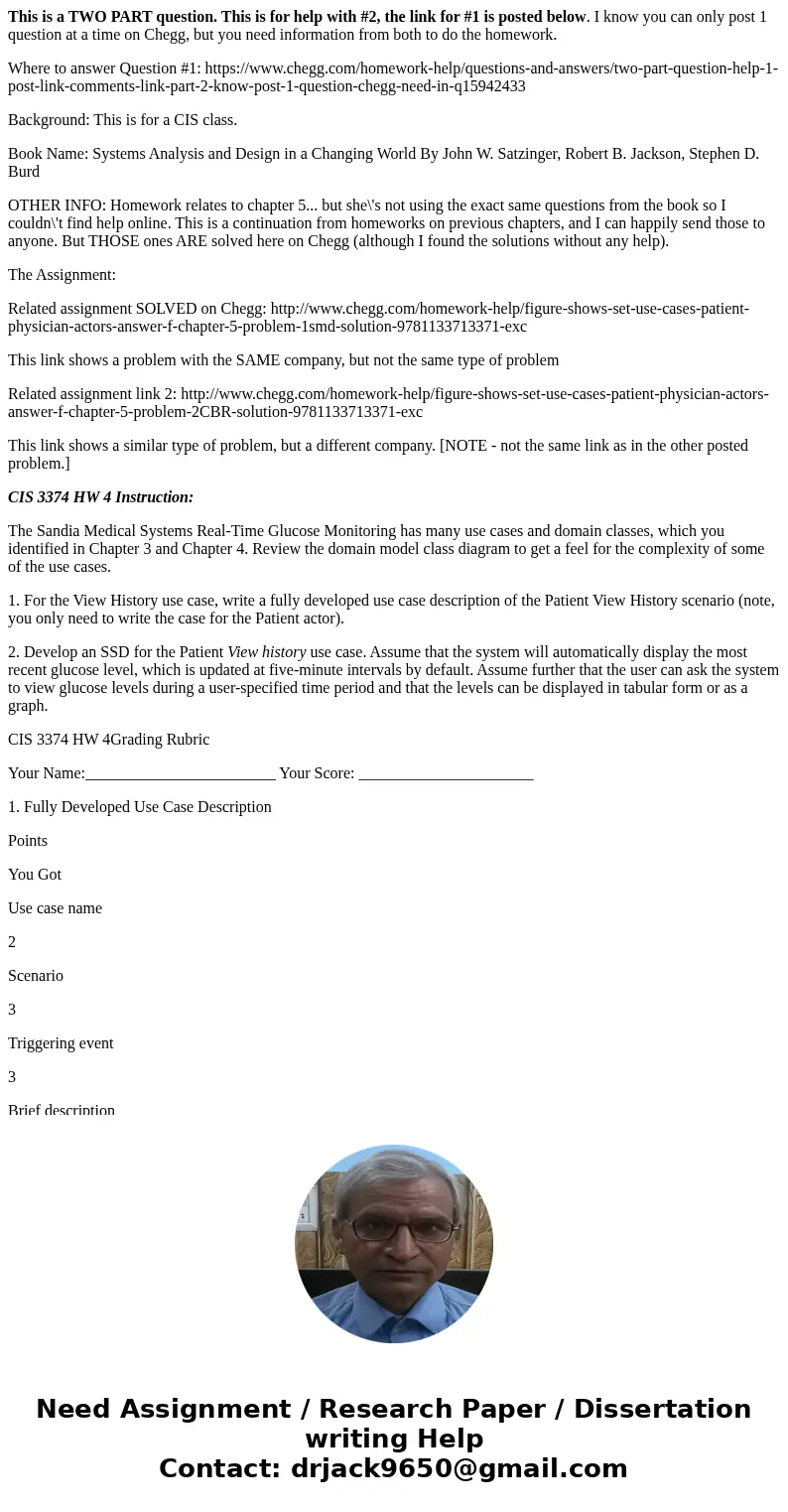 This is a TWO PART question. This is for help with #2, the link for #1 is posted below. I know you can only post 1 question at a time on Chegg, but you need inf