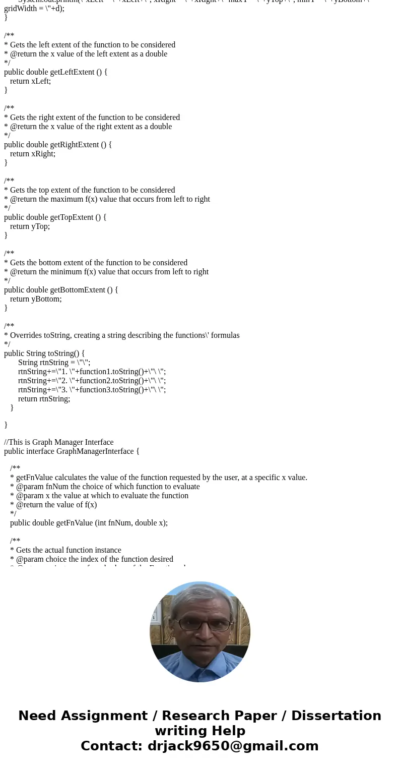 //This is Function Class public abstract class Function { /** * Calculates the value f(x) of the function at x * @param x The x-value at which the function will //This is Function Class public abstract class Function { /** * Calculates the value f(x) of the function at x * @param x The x-value at which the function will