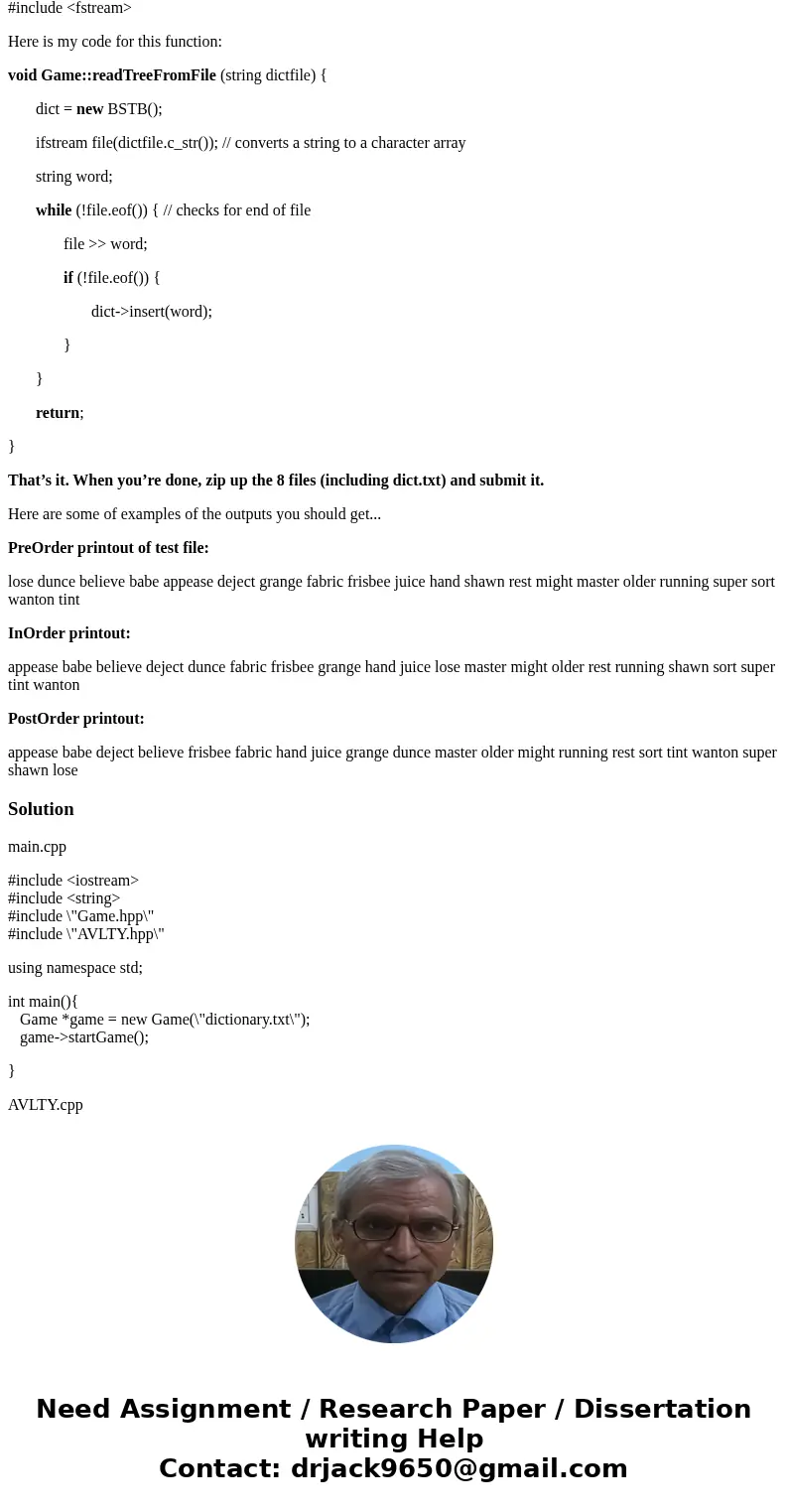 This lab involves either AVL trees or Red-Black trees. Overview: The game involves asking a player how many letters they want, then generating a list of that ma This lab involves either AVL trees or Red-Black trees. Overview: The game involves asking a player how many letters they want, then generating a list of that ma