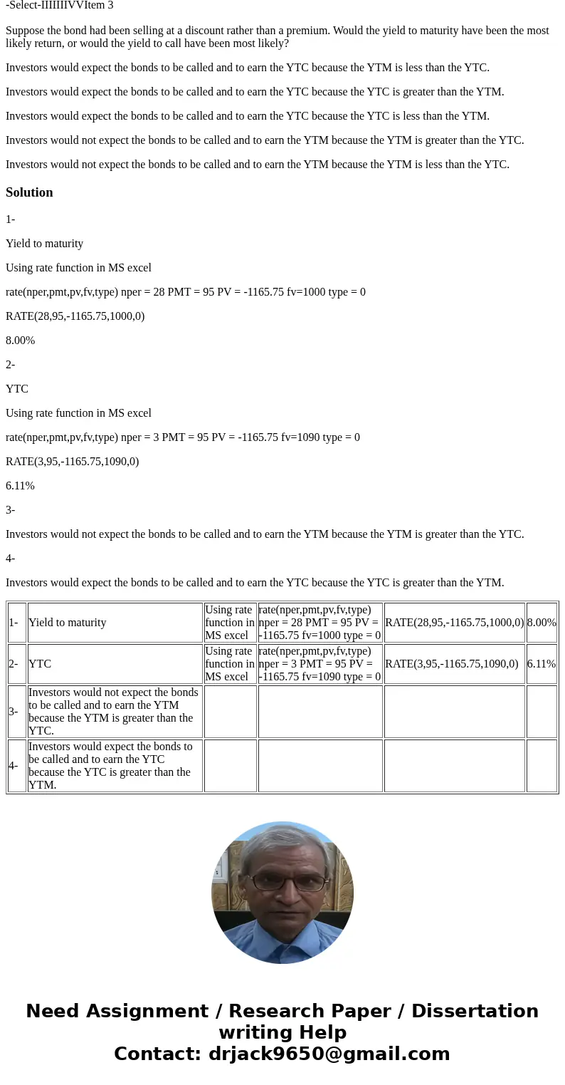 YIELD TO CALL It is now January 1, 2016, and you are considering the purchase of an outstanding bond that was issued on January 1, 2014. It has a 9.5% annual co YIELD TO CALL It is now January 1, 2016, and you are considering the purchase of an outstanding bond that was issued on January 1, 2014. It has a 9.5% annual co