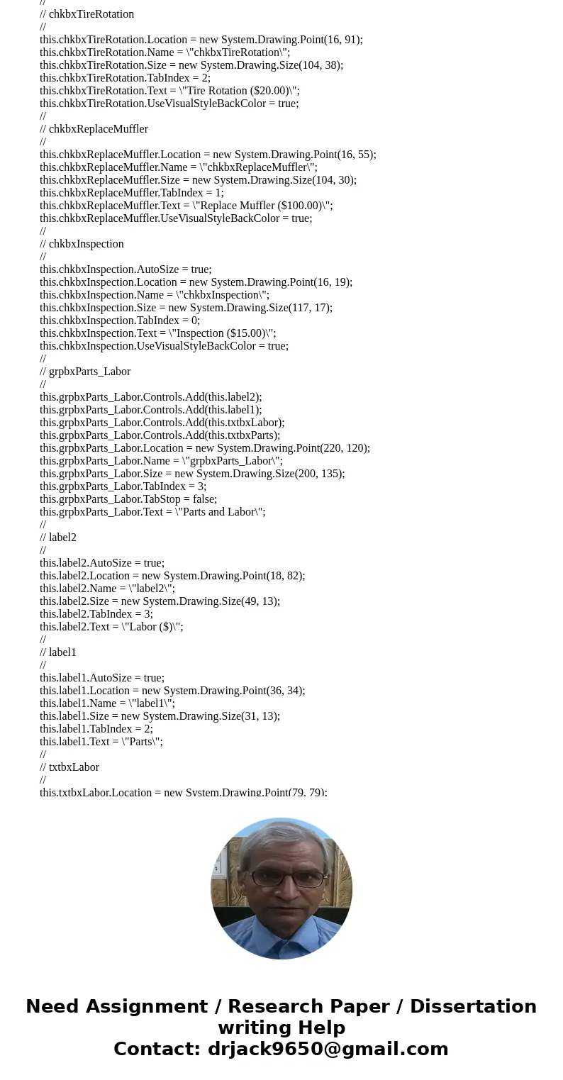  1 of 2 CS140 Joe\'s Automotive performs the following routine maintenance services: Oil change-$26.00 Lube job-$18.00 Radiator flush-$30.00 . Transmission flus