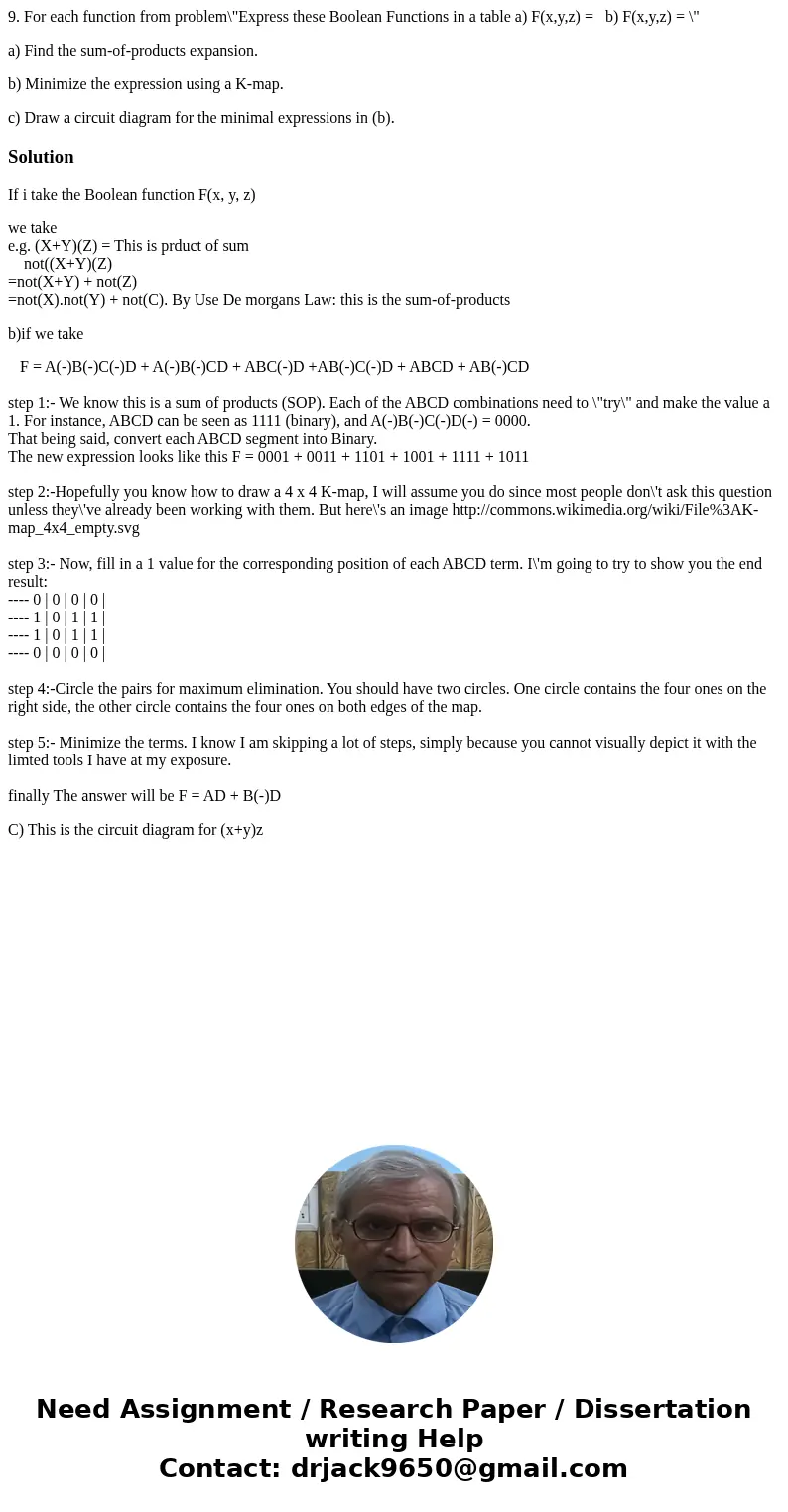 9. For each function from problem\