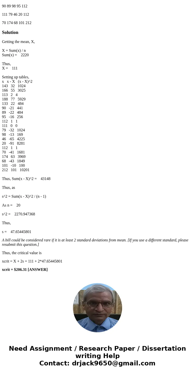 A credit card company has fraud detection service that determines if a card has any unusual activity. The company maintains a database of daily charges on a cus