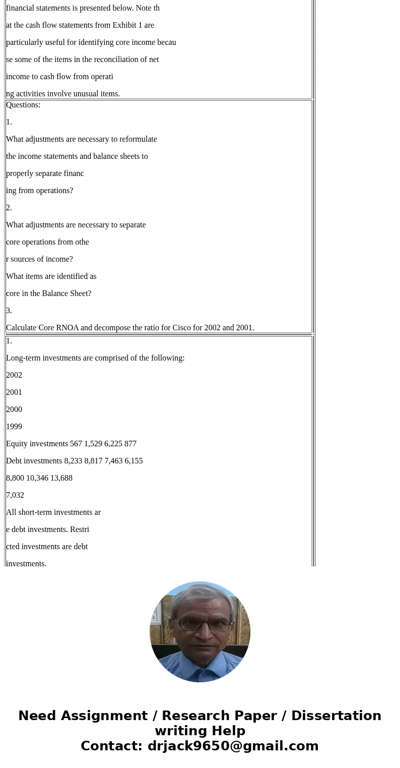 Analysis of Changes in Profitability and Growth: Cisco Systems, Inc. 1 By any stretch of the imagination, Cisco System s (CSCO) has been a strong growth company Analysis of Changes in Profitability and Growth: Cisco Systems, Inc. 1 By any stretch of the imagination, Cisco System s (CSCO) has been a strong growth company