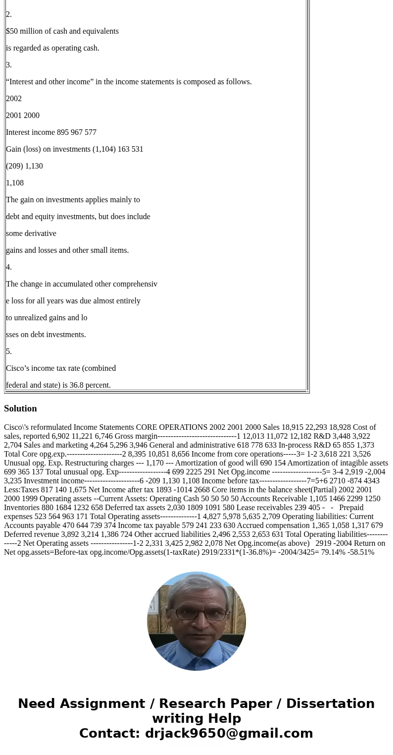 Analysis of Changes in Profitability and Growth: Cisco Systems, Inc. 1 By any stretch of the imagination, Cisco System s (CSCO) has been a strong growth company Analysis of Changes in Profitability and Growth: Cisco Systems, Inc. 1 By any stretch of the imagination, Cisco System s (CSCO) has been a strong growth company