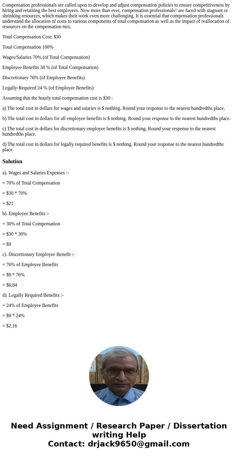 Compensation professionals are called upon to develop and adjust compensation policies to ensure competitiveness by hiring and retaining the best employees. Now