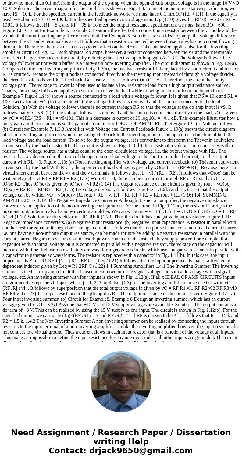 Create a MATLAB code for an ideal op amp to design an inverting integrator with aninput resistor of 10 K ohms and an integration time constant of 10-3 s. Find t