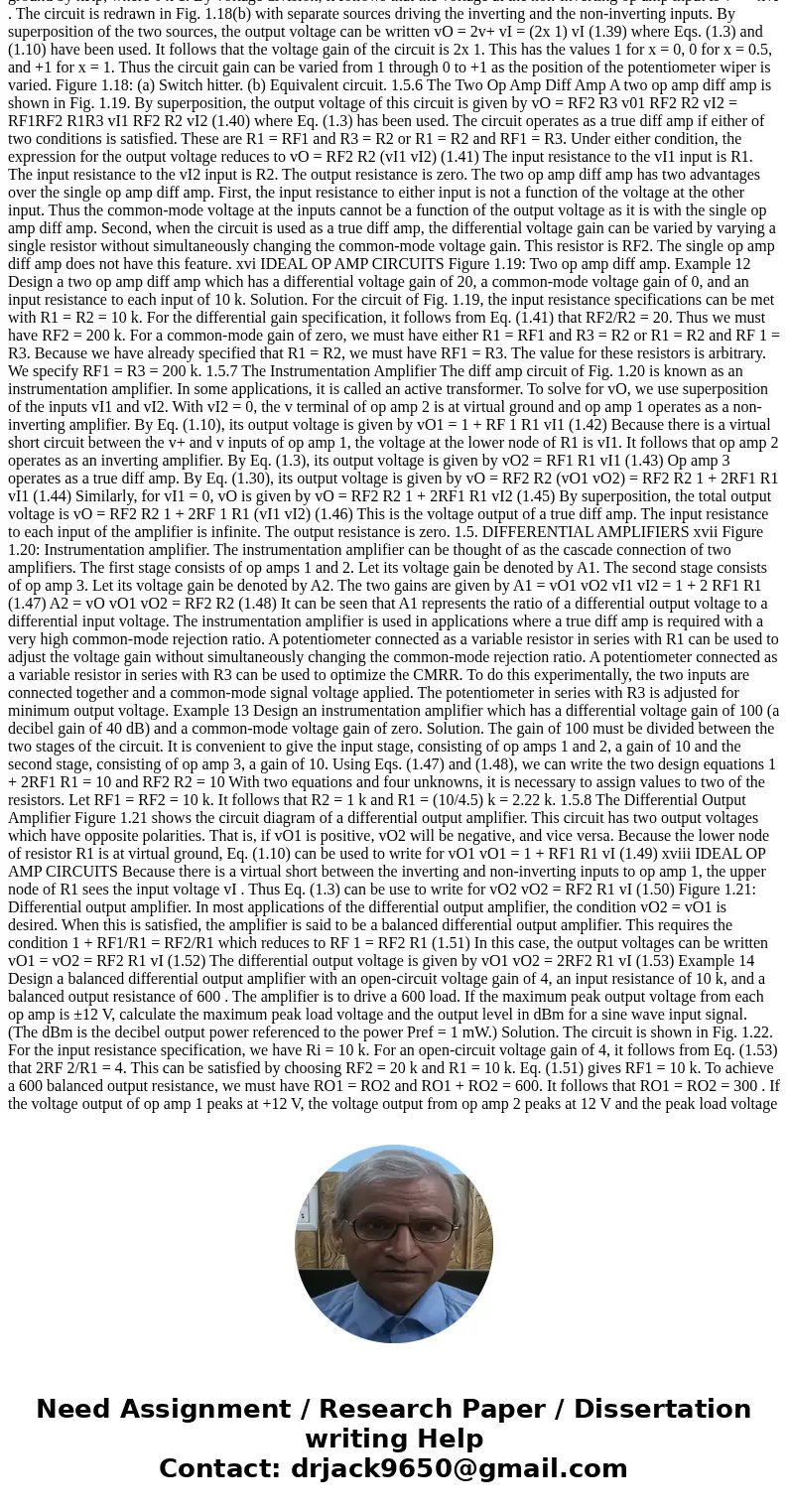 Create a MATLAB code for an ideal op amp to design an inverting integrator with aninput resistor of 10 K ohms and an integration time constant of 10-3 s. Find t
