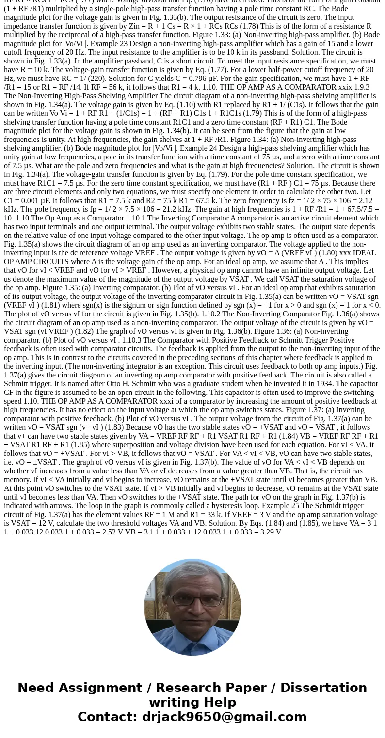 Create a MATLAB code for an ideal op amp to design an inverting integrator with aninput resistor of 10 K ohms and an integration time constant of 10-3 s. Find t