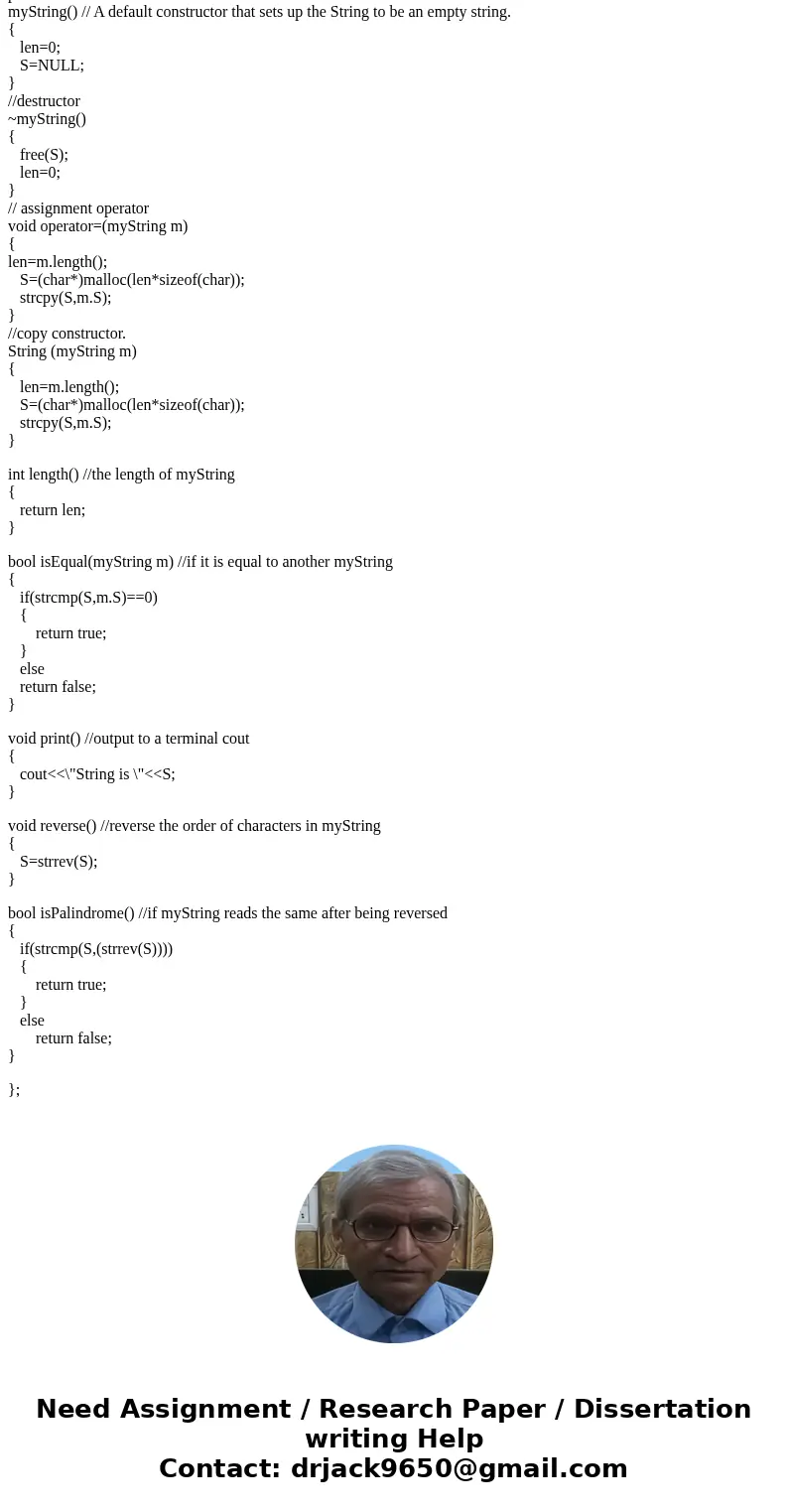 - Design and implement a class myString. o Use a dynamic array of char to store the characters of myString. o Use an int to keep track of the length of myString - Design and implement a class myString. o Use a dynamic array of char to store the characters of myString. o Use an int to keep track of the length of myString