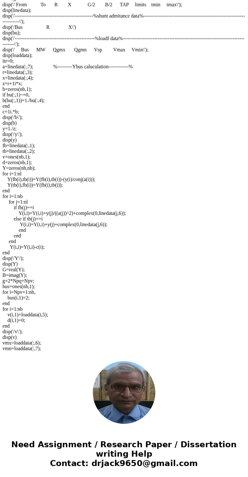  For the given system data, construct Y_bus matrix. Solve for unknown variables using the Decoupled Load Flow method. Solve until the tolerance is less than 0.0