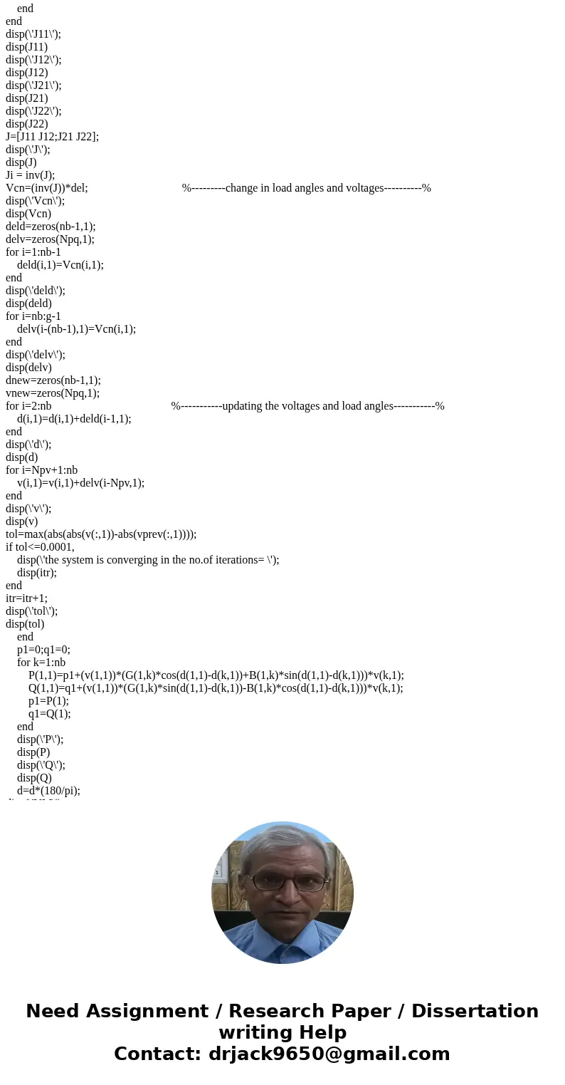  For the given system data, construct Y_bus matrix. Solve for unknown variables using the Decoupled Load Flow method. Solve until the tolerance is less than 0.0