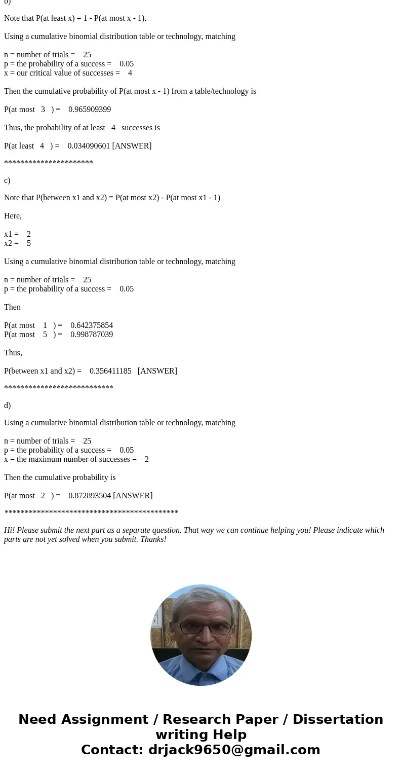 Please help :( thanks Problem 4. A supplier claims that at most 5% of the concrete beams fail the strength test. To test the claim you, as a quality-control eng Please help :( thanks Problem 4. A supplier claims that at most 5% of the concrete beams fail the strength test. To test the claim you, as a quality-control eng