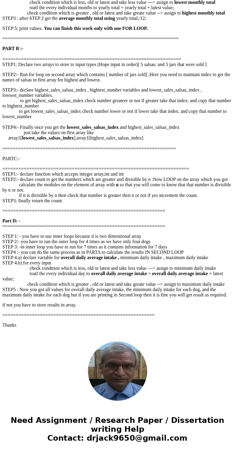 Question 1: Do not actually write any C++ code, write a step by step process of how you would solve the problem Part A: Write a process (do not create a program Question 1: Do not actually write any C++ code, write a step by step process of how you would solve the problem Part A: Write a process (do not create a program