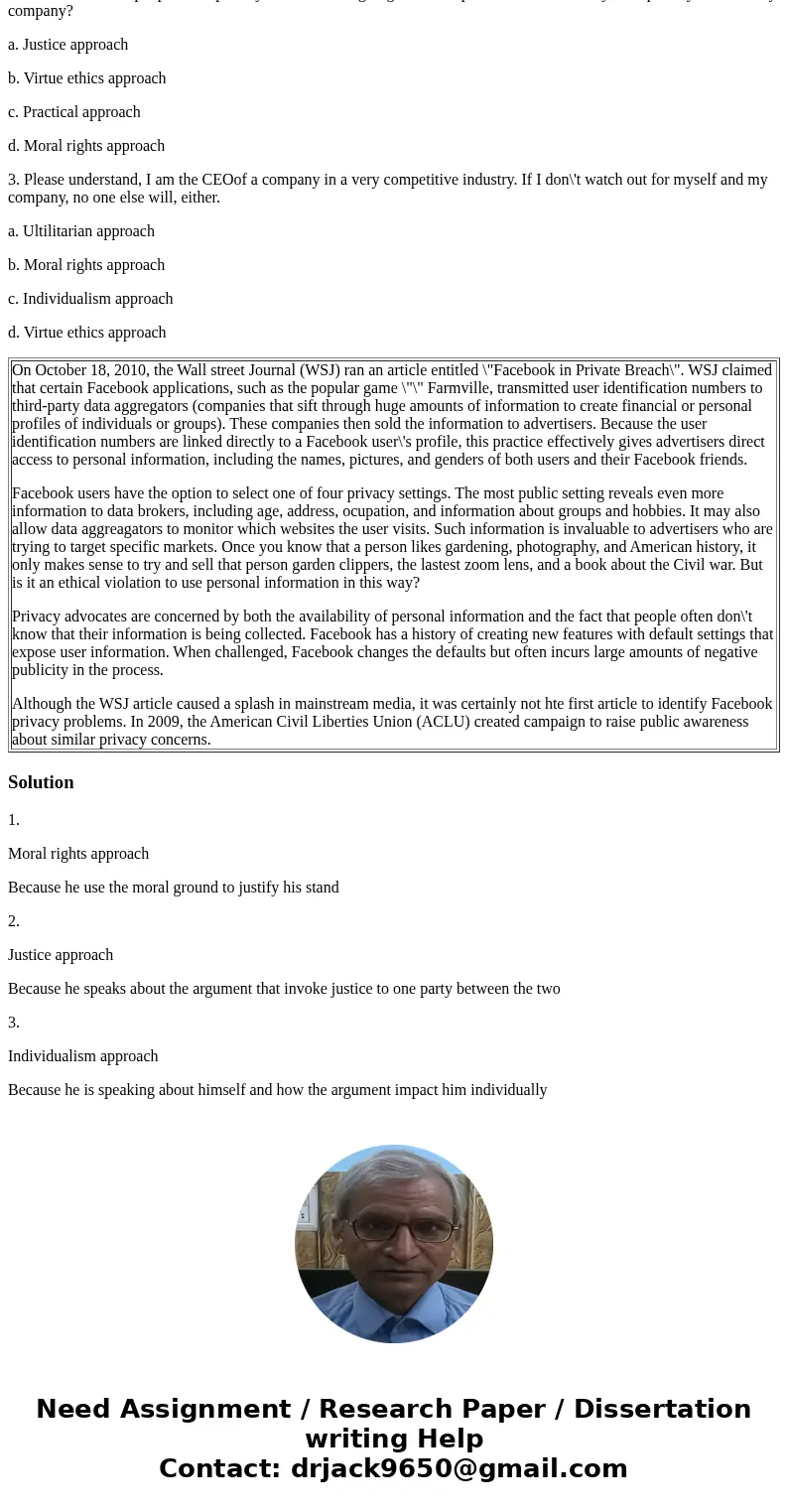 Read the following brief case study, and answer the questions that follow. On October 18, 2010, the Wall street Journal (WSJ) ran an article entitled \ Read the following brief case study, and answer the questions that follow. On October 18, 2010, the Wall street Journal (WSJ) ran an article entitled \