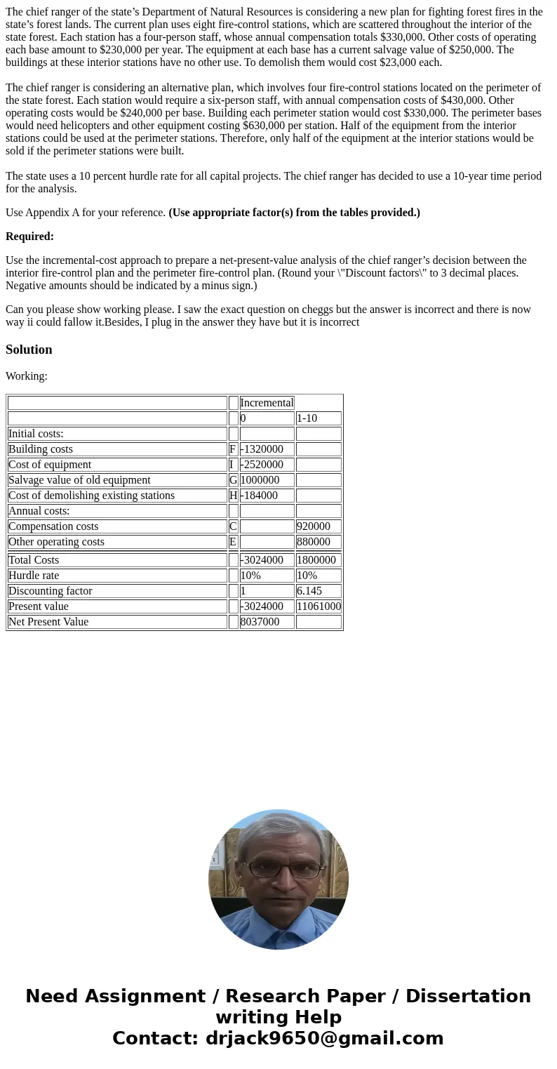 The chief ranger of the state’s Department of Natural Resources is considering a new plan for fighting forest fires in the state’s forest lands. The current pla