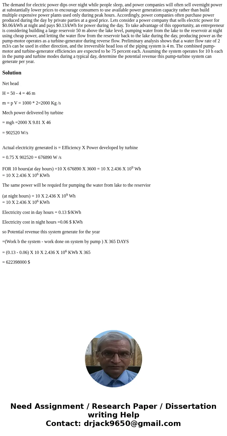  The demand for electric power dips over night while people sleep, and power companies will often sell overnight power at substantially lower prices to encourag