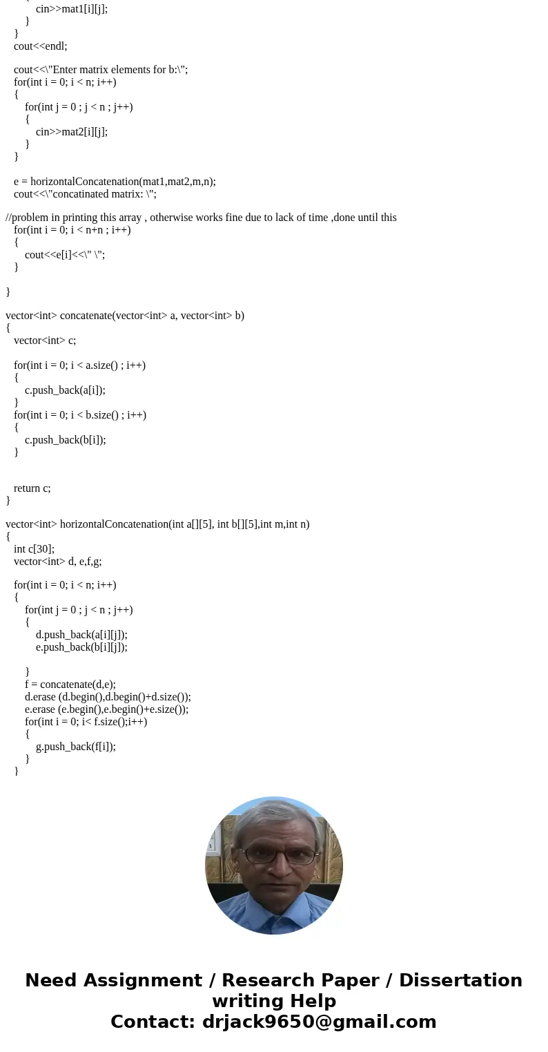 use single pointers only eg. int*x and not int**x and vectors (ONE DIMENTIONAL) to answer the questions bellow. and do not use any\