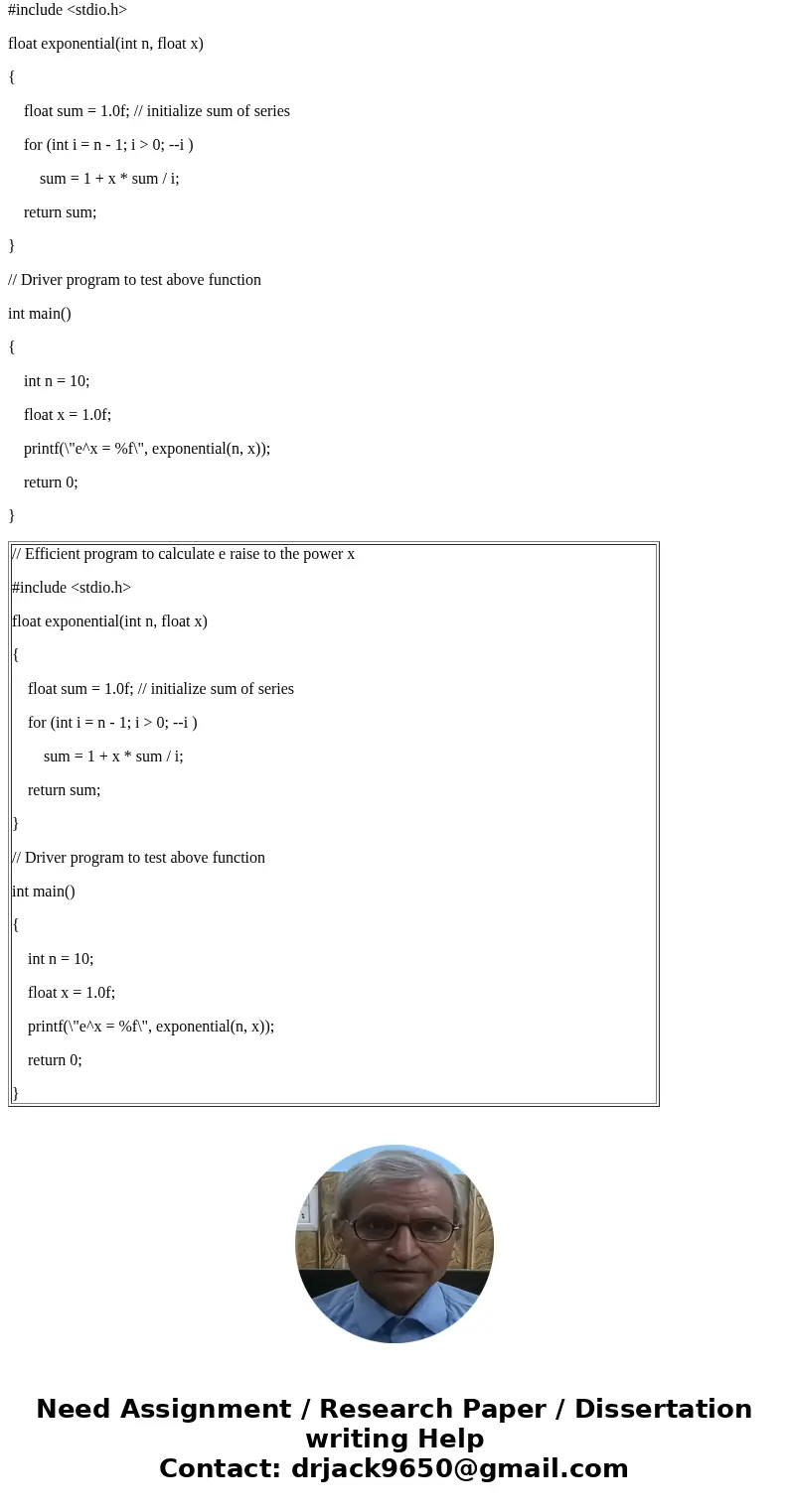 Using a while loop which stops due to meeting a tolerance condition (see Lecture-Chapter 13-15, 17, the example of using a while loop for computing the Maclaur  Using a while loop which stops due to meeting a tolerance condition (see Lecture-Chapter 13-15, 17, the example of using a while loop for computing the Maclaur